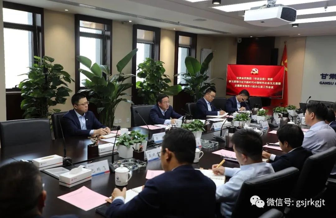 anbo（中国）官方网站（华龙证券）党委主题教育领导小组办公室召开第二次工作会议
